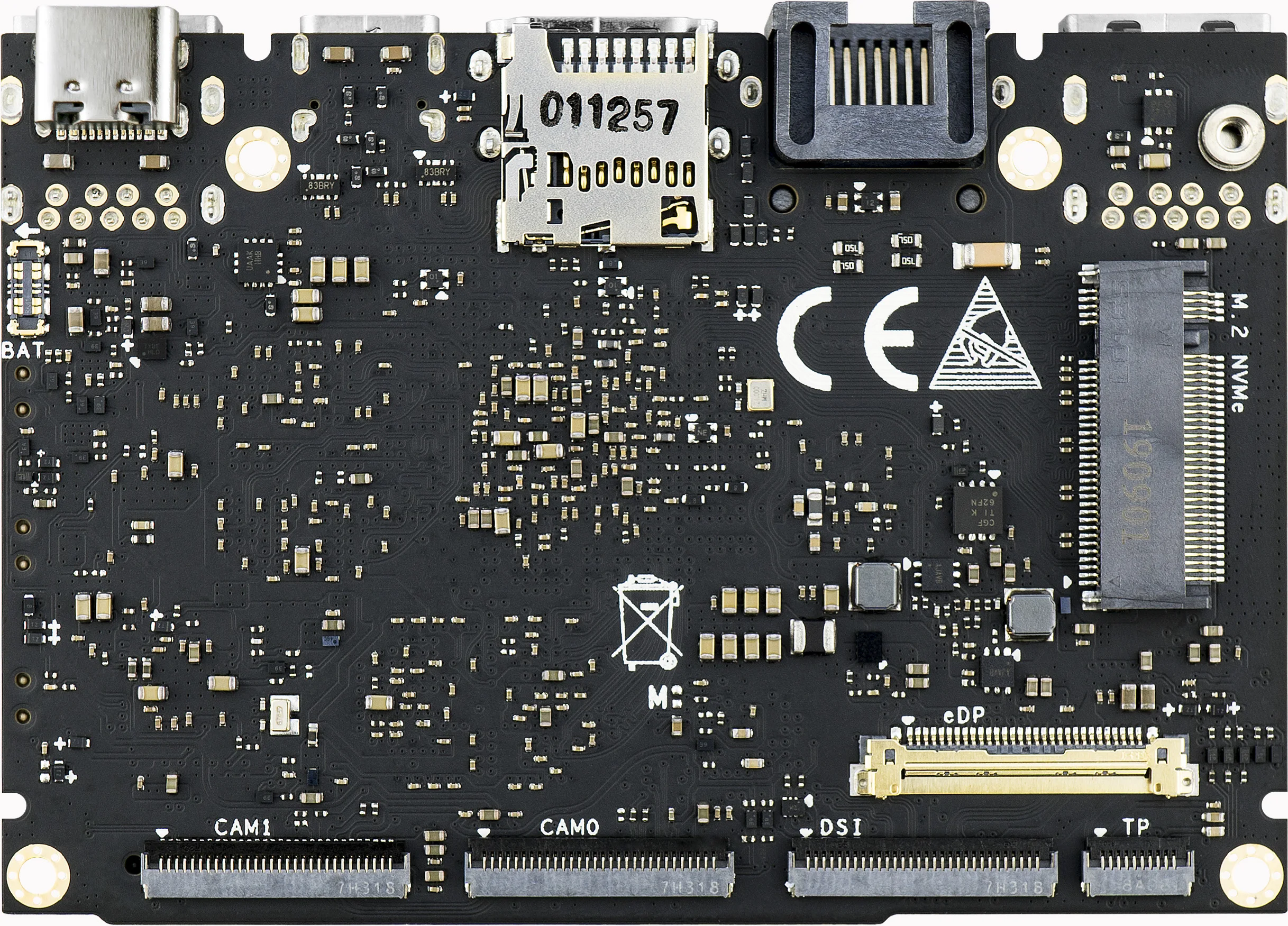 Rockchip RK3399 8bit STM8S003 с программируемым EEPROM Khadas Edge-V Базовая макетная плата