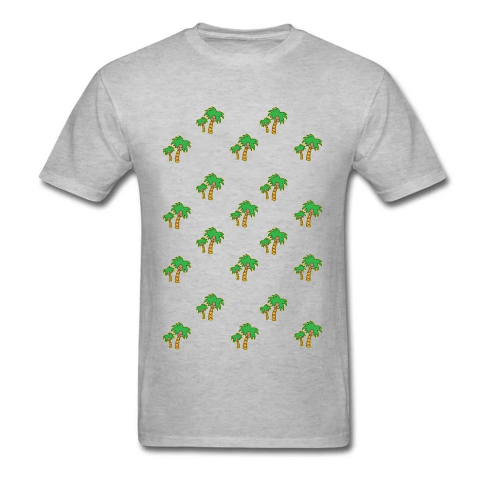 Mens Tops Tees Palm tree dream 2018 New Fashion Casual T-shirts 100% Cotton Short Sleeve Cool Tee Shirts O Neck Palm tree dream grey