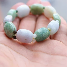 Ледяная Нефритовая черепаха ракушка на долгий срок службы клейкий ручной браслет с черепахой браслеты и суб Изящные ювелирные Браслеты