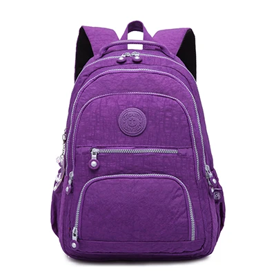 TEGAOTE, женский рюкзак, школьная сумка для девочек-подростков, Mochila Feminina Mujer, женский рюкзак для ноутбука, рюкзак для путешествий, женская сумка - Цвет: light purple