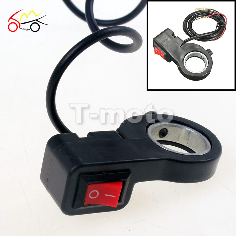 

7/8" 22mm Motorcycle ATV Bike Handlebar Hazard Light ON OFF Kill Button Switch