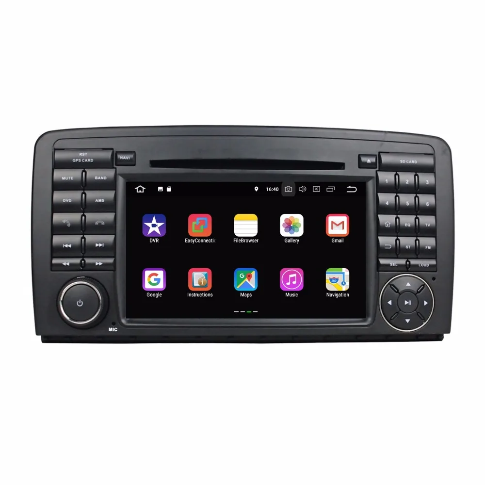 Android 8 1 Автомагнитола DVD gps мультимедийное головное устройство для Mercedes Benz R класс