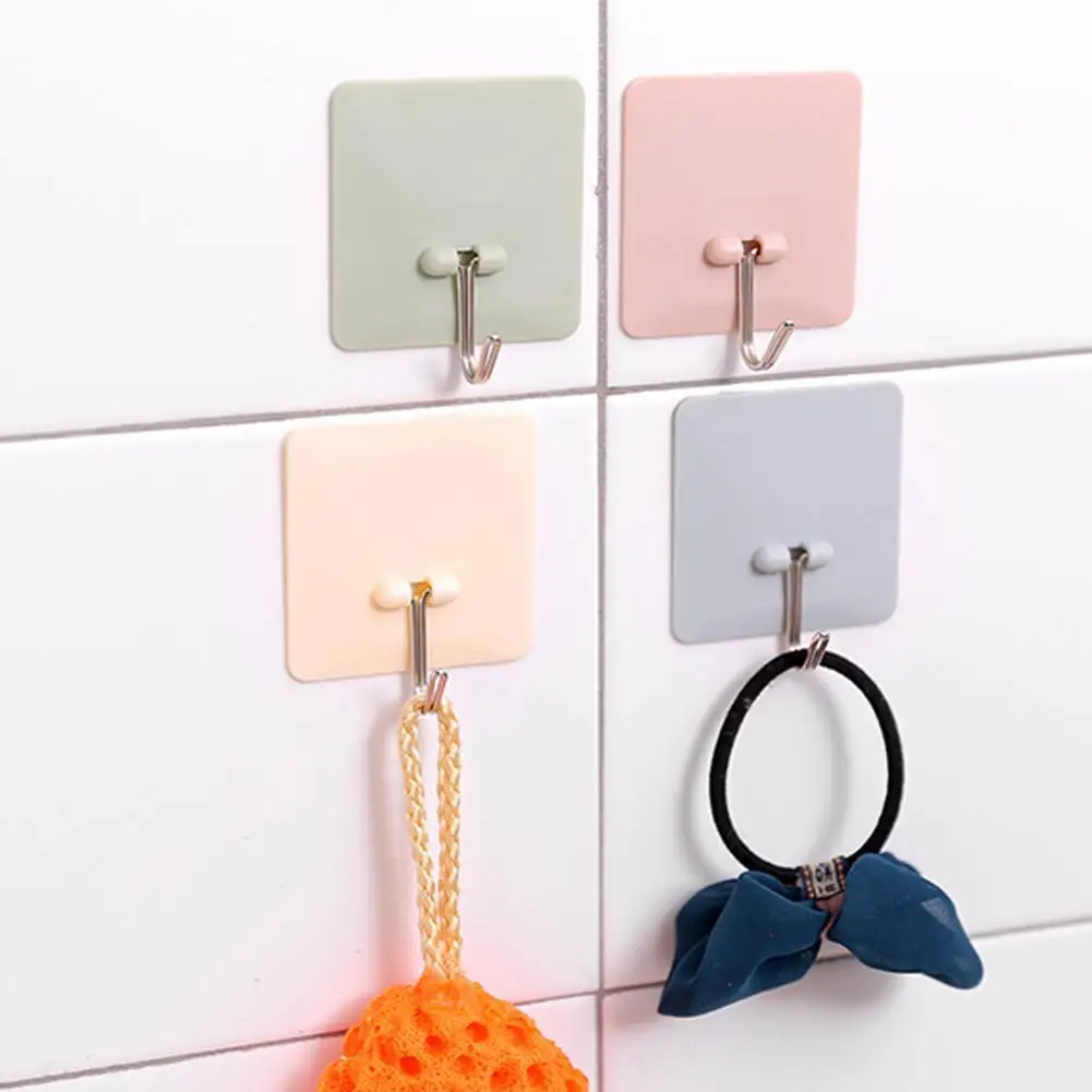 Multifunction Wall Hooks Hanger No trace Strong glue Wall Hooks Kitchen