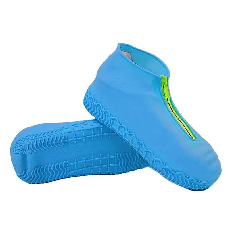 Силиконовые противоскользящие водонепроницаемые бахилы, многоразовые дождевые сапоги для мотоцикла, велосипеда, обувь для мужчин и женщин, покрытие для обуви, Уличная обувь