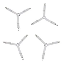 4 шт./компл. регулируемое лоскутное покрывало фиксированное прямое удержание вертикальной простыни использовать ремень многофункциональные подтяжки унисекс