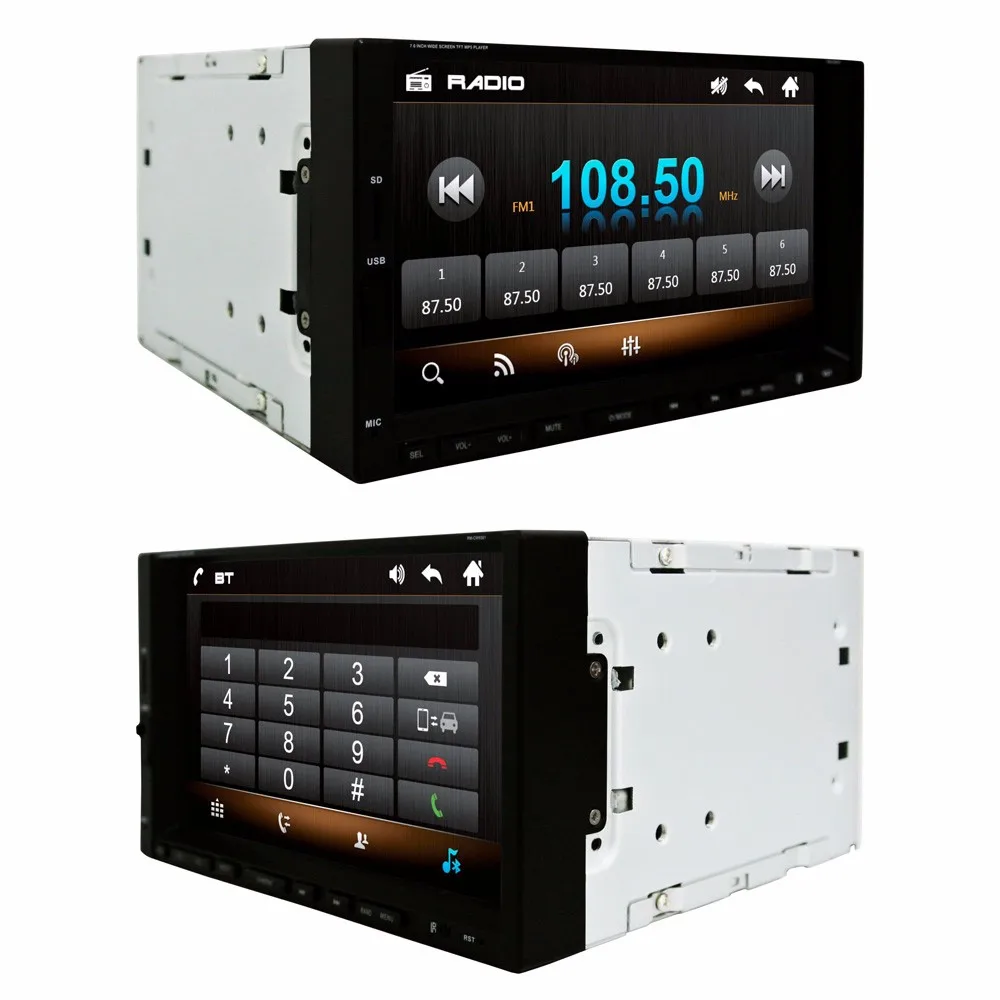 

2019 New MultifunctionEzonetronics 7 inch Car Stereo FM only Bluetooth MP3 MP4 Player with USB SD For Most Car Devices