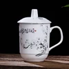 Chinese style Ceramic Cup,Personality Retro Milk Juice Lemon Mug Coffee Tea Cup Home Office Drinkware Unique Gift ► Photo 3/6