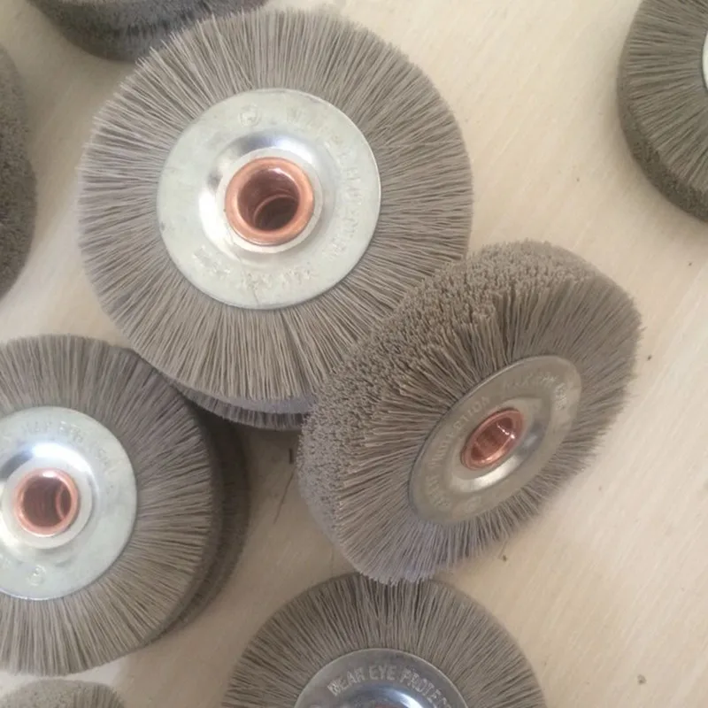 

2 pieces Polishing Brush Abrasive Wire Grinding Flower Head Grinding Tool Accessories Escova De Polimento