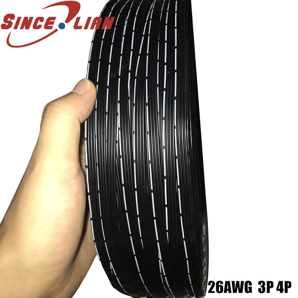 10 метров 26awg провод супер мягкий 3P 4P силиконовый кабель высокотемпературный