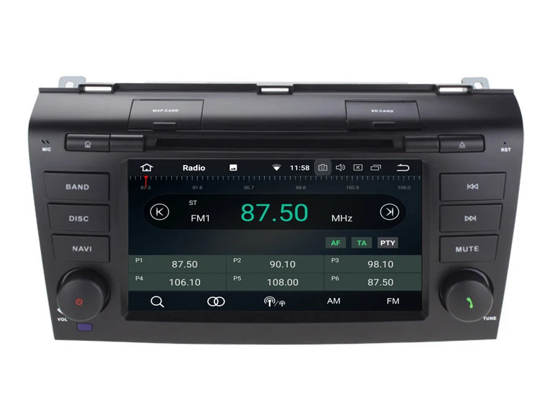 Clearance car dvd Fit for Mazda 3 2003-2009 Stereo navigation head unit HU tape recorder multimedia autoradio GPS android 8.1.0 head unit 3