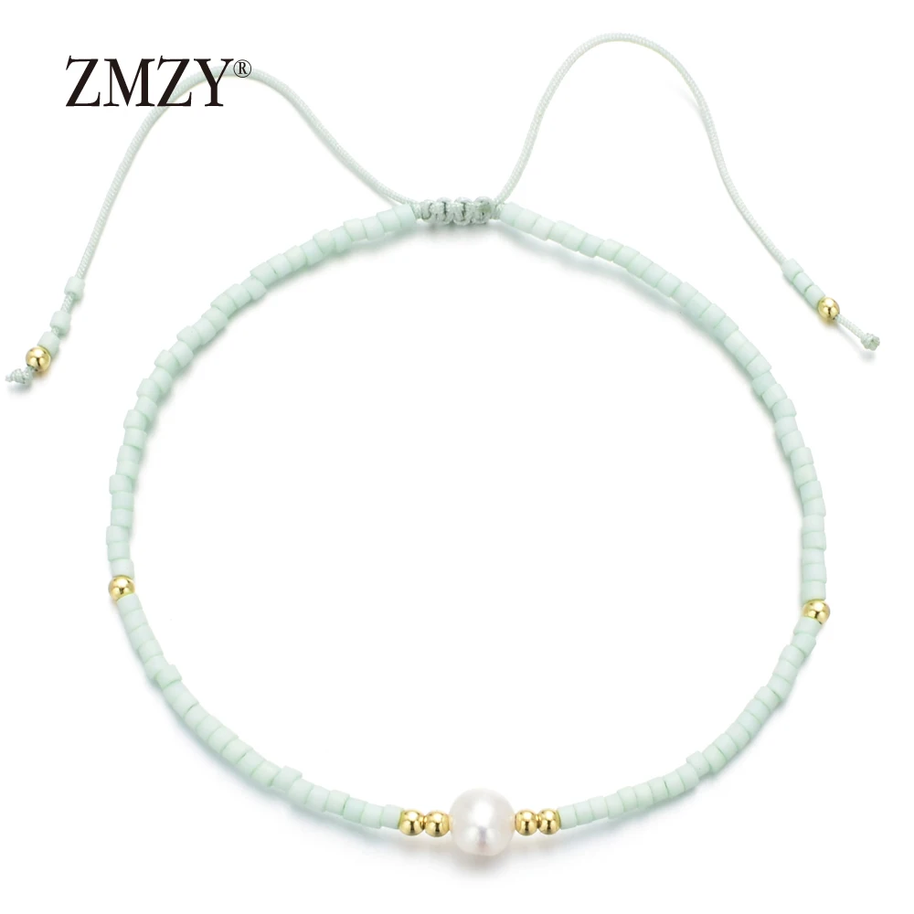 ZMZY бижутерия ручной работы бисер миюки Браслет из жемчуга Популярные Love Lucky
