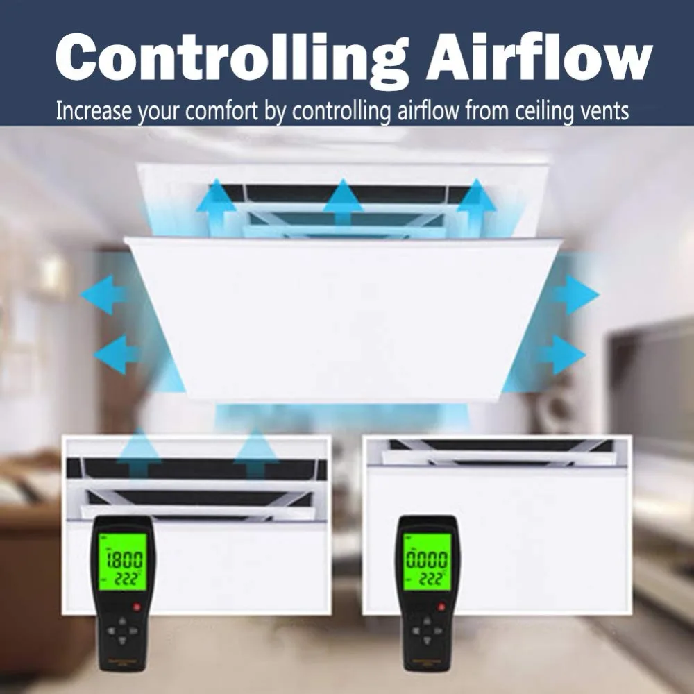 Us 22 43 21 Off Air Deflector Adjustable Reusable Air Deflector For Ceiling Vents Home Hvac Ac And Ceiling Registers Air Conditioner Deflector In