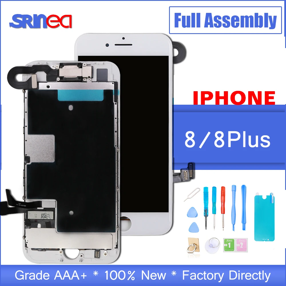 Скидка Полная сборка для iphone 8 Plus OEM font b lcd b font с камерой динамик i Phone 8 P экран замена дисплей с 3D Touch ID