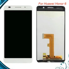 5," для НУА Вэй слава 6 ЖК-дисплей для huawei для НУА Вэй слава 6 H60-L02 H60-L12 H60-L04 ЖК-дисплей Дисплей с кодирующий преобразователь сенсорного экрана в сборе SHhipping