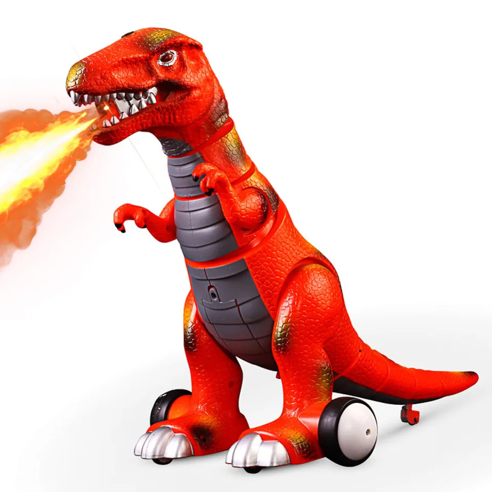 remote control dinosaur on wheels