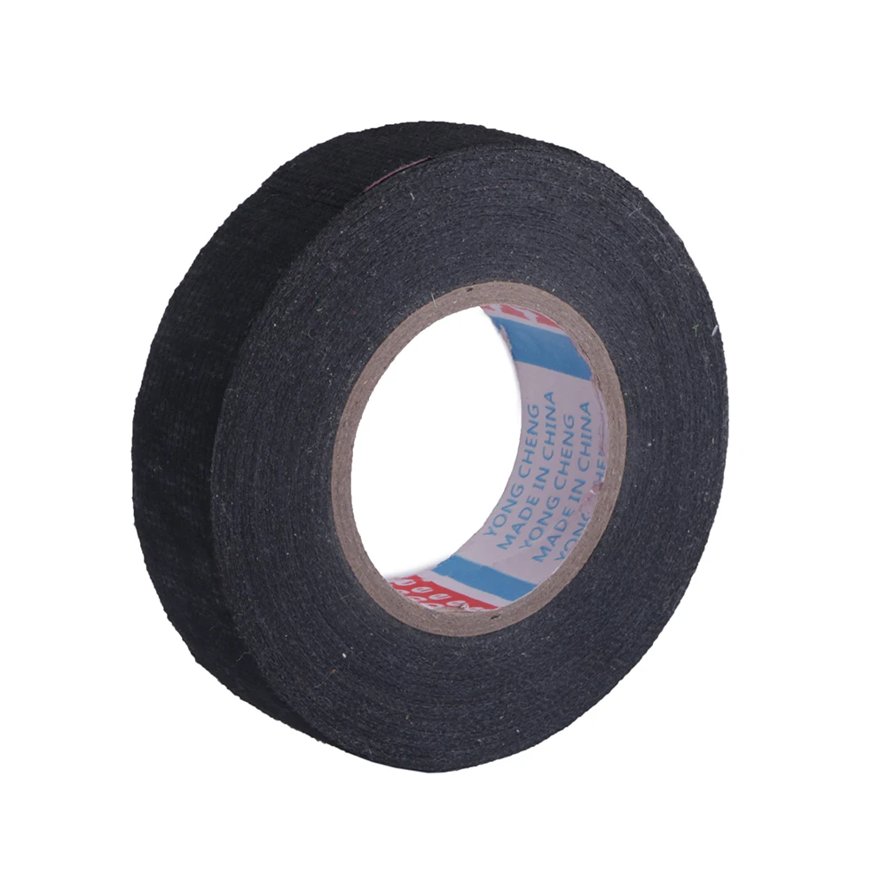 

19mm x 15M Cloth Fabric Tape Cable Adhesive Loom Wiring Harness For Auto Car