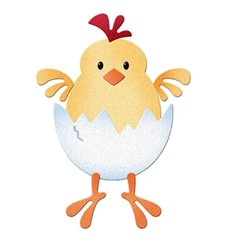 

HamyHo Easter Frame Cute Chick Knife Mold Crafts Metal Cutting Die Stencil Scrapbooking DIY Paper Album Cards Embossing Dies