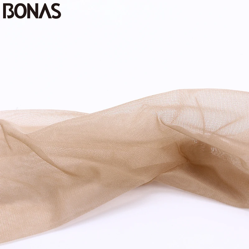 Чулки BONAS 4 пар/лот женские прозрачные тонкие длинные чулки до колен нижние штаны