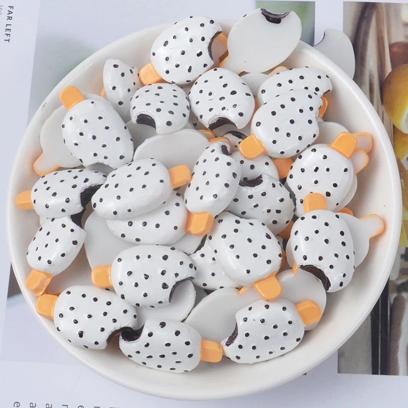 Mini Cute Simulated Mini Ice Cream Filler For Fluffy Mud Box Popular Toys Kids Slime Cake DIY Kit Accessories Clay DIY Craft Toy