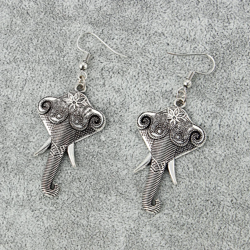 1 пара женские серьги в античном стиле|pendant earrings|antique silver jewelleryantique earrings |