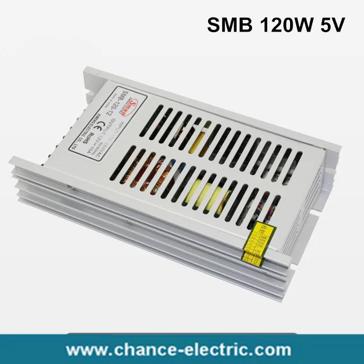 

120W 5V 24a Ultra thin Single Output Switching power supply for LED Strip light  (SMB120w-5V)