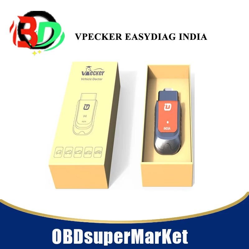 original Xtuner VPECKER EASYDIAG India Version Wireless OBDII OBD2 Full