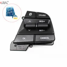 Pufeite para hyundai colar móvel solaris elantra1.6l controle de cruzeiro multifunções volante botão interruptor acessórios do carro
