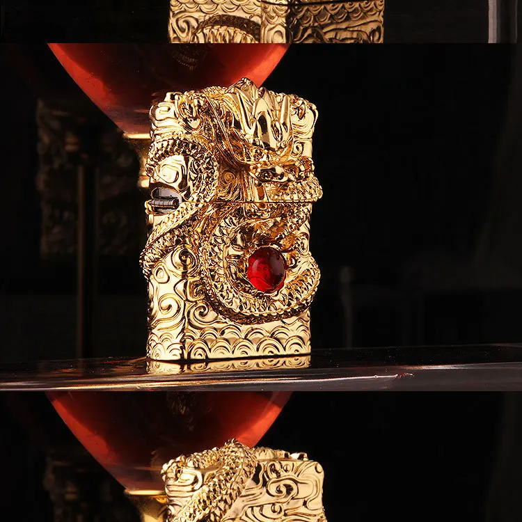 Роскошная 3D рельефная дуговая Зажигалка золотой дракон USC зарядное устройство Зажигалка металлическая электрическая сигаретная Зажигалка Ветрозащитная отличный подарок
