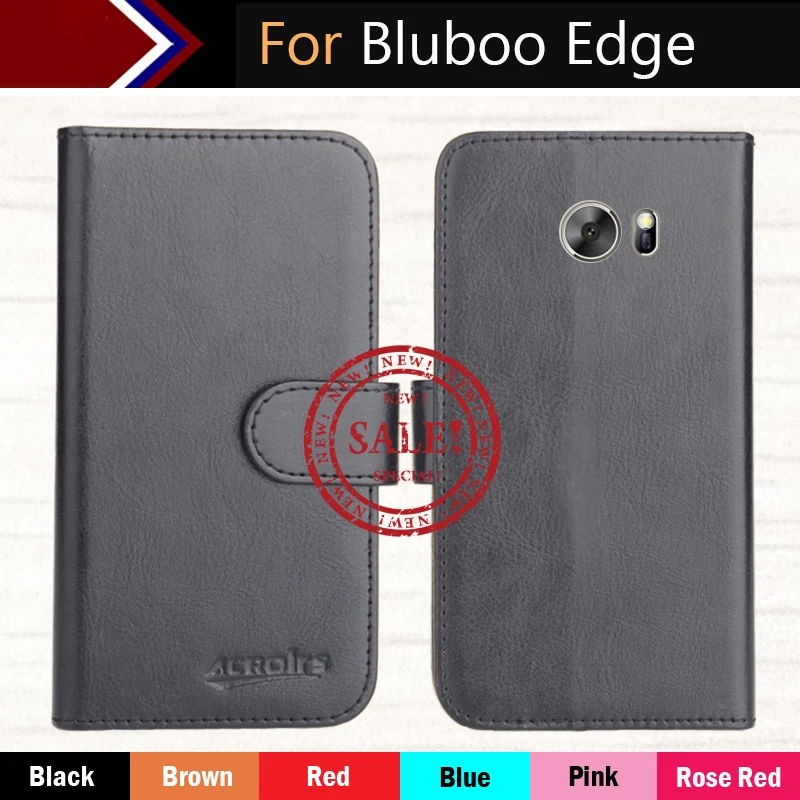 

Factory Direct! Bluboo Edge Case 6 Colors Dedicated Leather Exclusive Special Phone Cover Crazy Horse Cases+Tracking