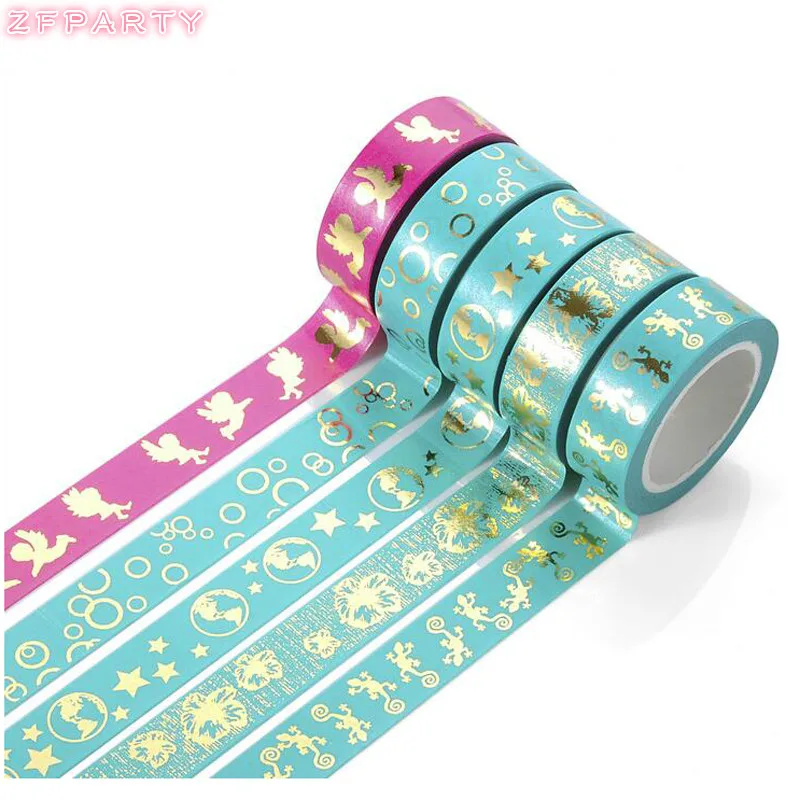 

ZFPARTY 15mm*10m Adhesive Tape for Scrapbooking DIY Craft Sticky Deco Masking Japanese Paper Washi Tape Angel Series