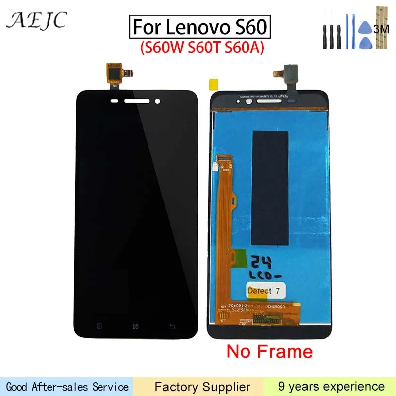 For Lenovo S60 S60W S60A S60-A Lcd Display Screen Touch Digitizer Assembly Replacement Parts 5.0 Inch for No Frame | Мобильные