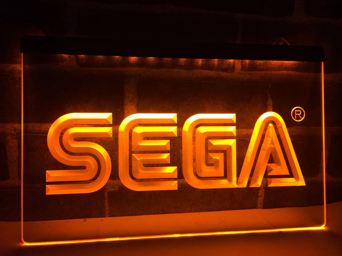 Светодиодный неоновый светильник LH054 Sega Декор для дома|Таблички и знаки| |