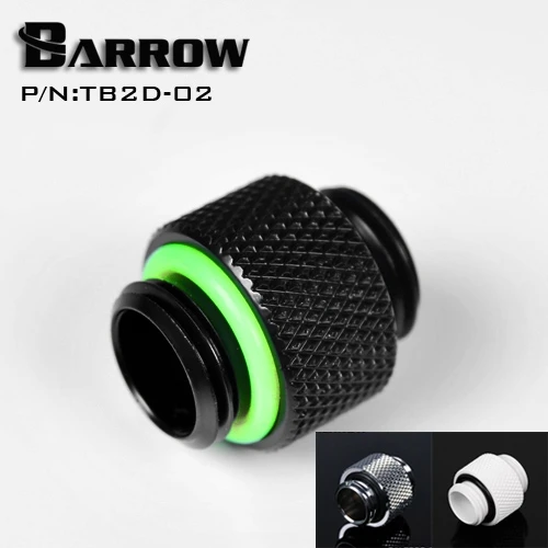 

Barrow G1/4 '' dual external thread connection double male adapter thread connector for water cooling system TB2D-02
