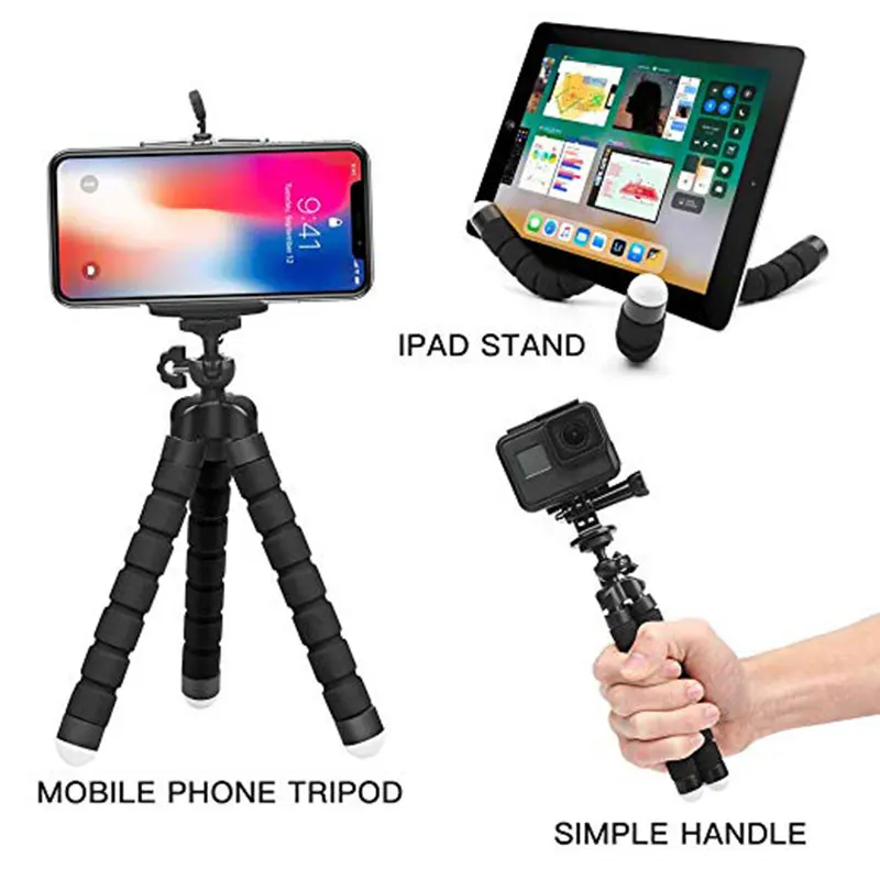 Phone Holder Flexible Octopus Tripod Bracket Selfie Expanding Stand Mount Monopod Styling Accessories For Mobile Phone Camera (5)