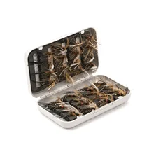 32pcs Ice fishing Fly Fishing Lure Flies Trout Lures Dry/Wet Flies Nymphs 10# hook Ice Fishing Lures Artificial Bait набор даббингов hareline trout ice dub
