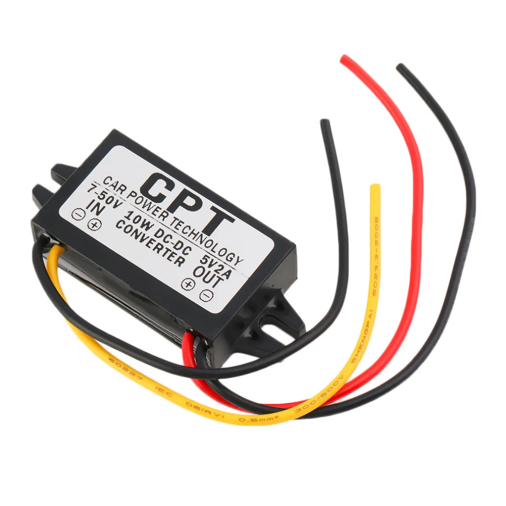1 Pcs CPT Waterproof 10W/14W/18W DC to DC Converter 5V2A/9V1.5A/12V1.5A