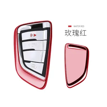 

Key Protection Case Cover for 3 4 Buttons Smart Key of BMW X1 X5 X6 Car Styling Soft TPU Blade Sieries Protect ShellCovers