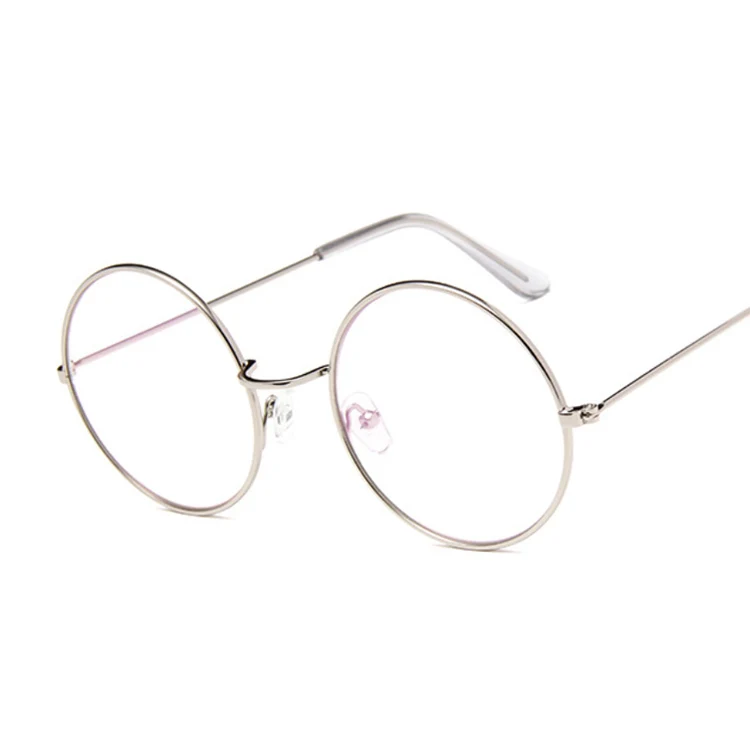 Ретро круглые розовые солнцезащитные очки es для женщин, фирменный дизайн, солнцезащитные очки es для женщин, сплав, зеркальные стекла для глаз es, женские стекла - Цвет линз: silver