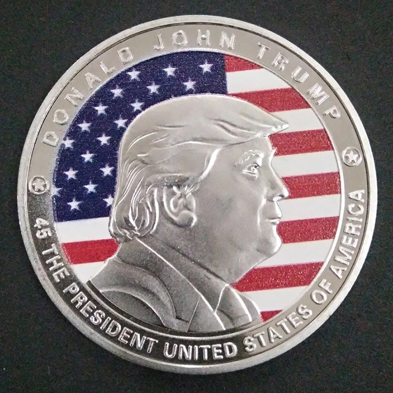 Donald Trump Commemorative Challenge Coin We Trust The 45th President United States of America Best Gift | Дом и сад