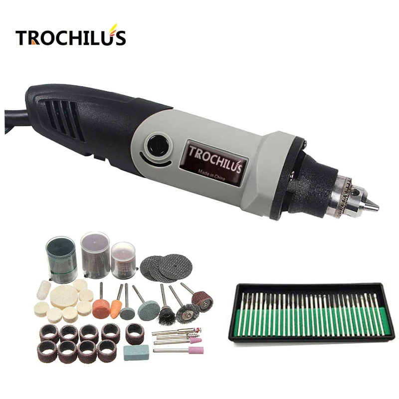

Trochilus dremel style 400W mini Grinder Multi-function Rotary Variable speed grinding tool mini drill electrical engraver tool