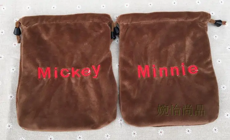IVYYE 1PCS Stitch Anpanman Cartoon Drawstring Bags Cute Plush storage handbags makeup bag Coin Bundle Pocket Purses NEW