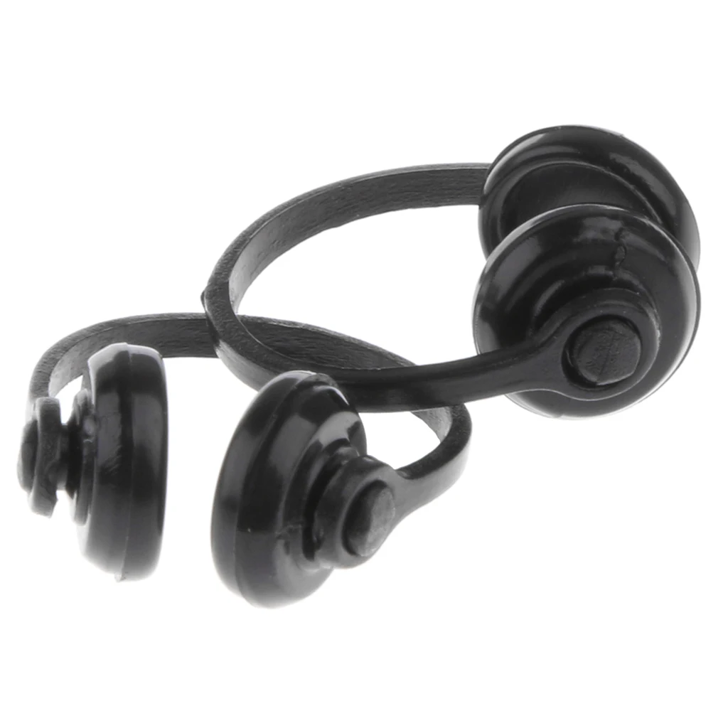 2 Pieces Plastic Wireless Earphone Headphone model  for 1/12 Dollhouse   accessories Miniatures decor kit 