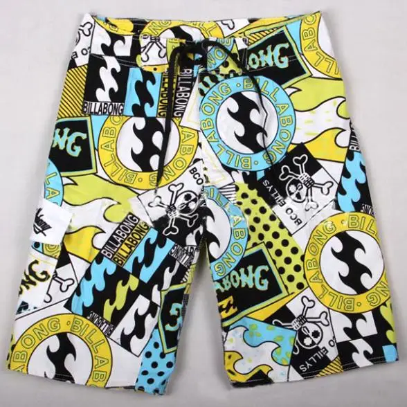 E0658X3 Men's Classic Polyester Quick Drying Beach Shorts Surfing pants Board Shorts shorts Red