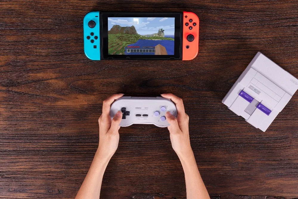 8 bitdo sn30 sem fio bluetooth controlador
