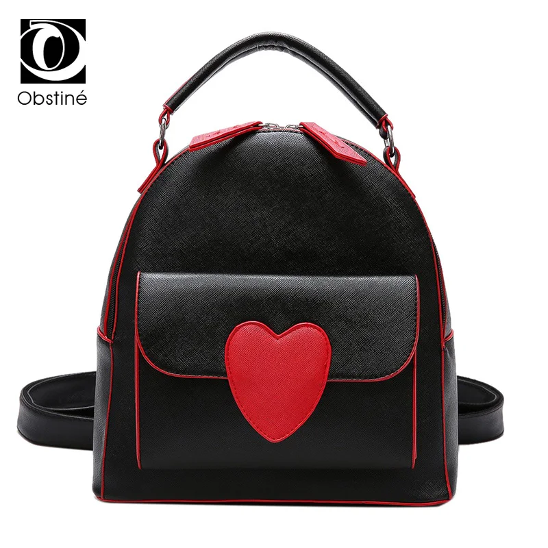 2017 Candy Transparent Love Heart Shape Backpacks Harajuku School Backpack Shoulder Bags For Teenager Girls Book