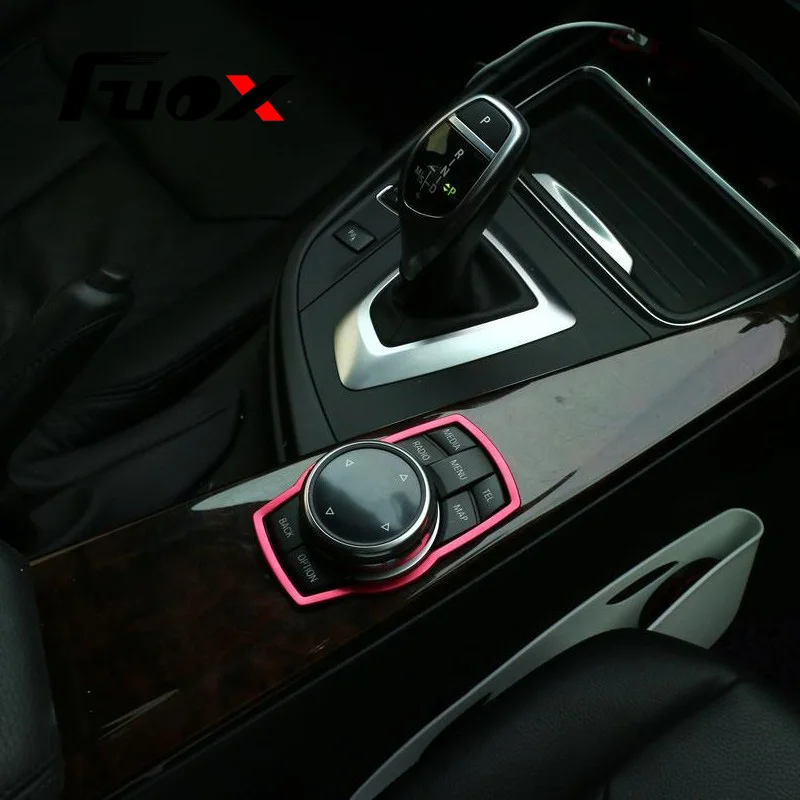 

Interior refit multimedia buttons Cover Car Accessories CarStying for bmw X1 X3 X5 X6 F20 F30 316i 320i 325i 328i 330i GT 520I
