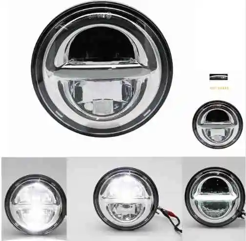

Newest for Harley Dyna Sporter Street Bob FXDB LED Headlight 5.75 inch Moto Headlamp 5 3/4" White DRL For Harley Davidson Light