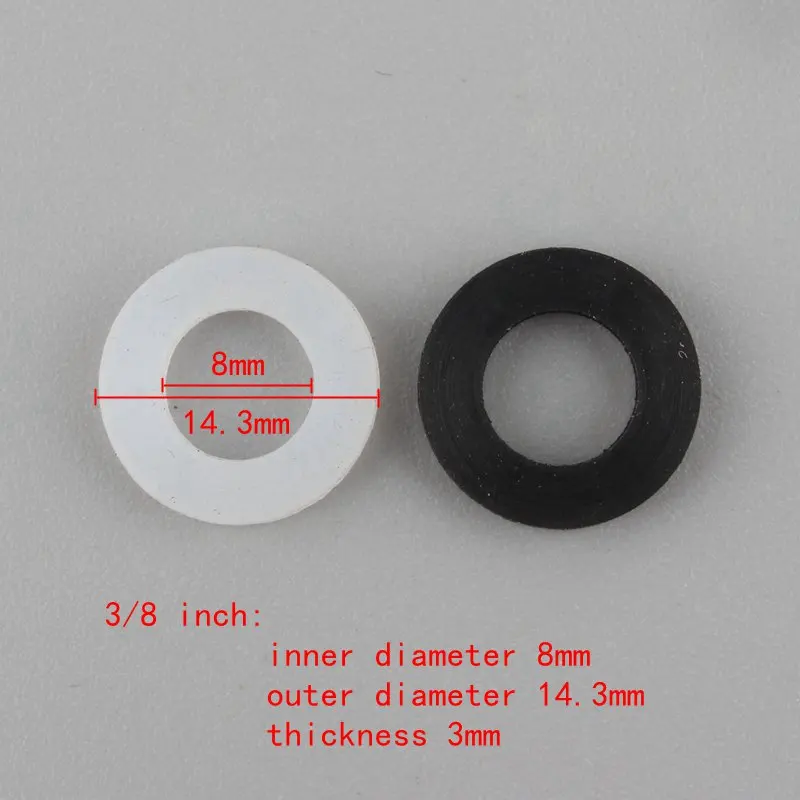 20 قطعة vinmin 3/8 ''1/2'' 3/4 ''1'' ختم طوقا شقة \