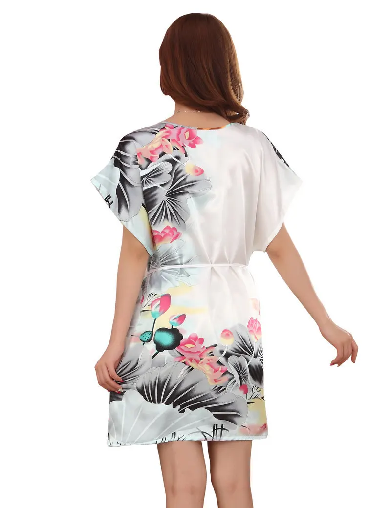 Модный женский летний халат, китайский женский банный халат из вискозы Yukata, ночная рубашка Nuisette Pijama Mujer, один размер, лидер продаж, Xsz023