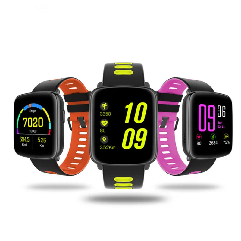 

Sport Watch Bluetooth 4.0 Sport Smart Watch Sport Wearable Devices with Heart Rate Monitor Smart Clock Pedometer Smartwatch Men